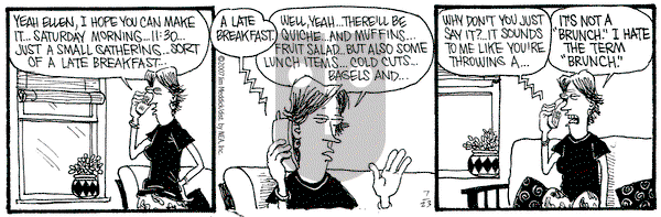 Monty on Monday July 23, 2007 Comic Strip