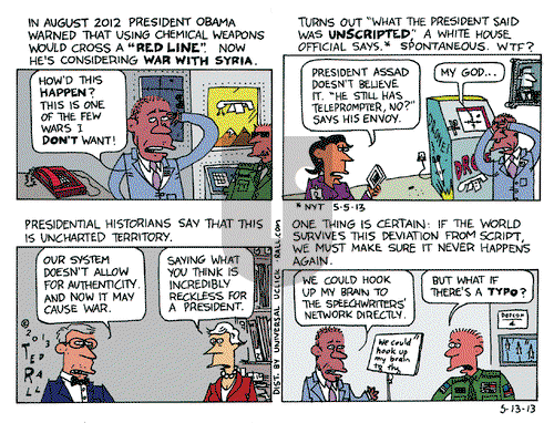 Ted Rall on Monday May 13, 2013 Comic Strip