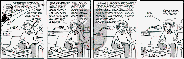 Doonesbury on Tuesday March 5, 1985 Comic Strip