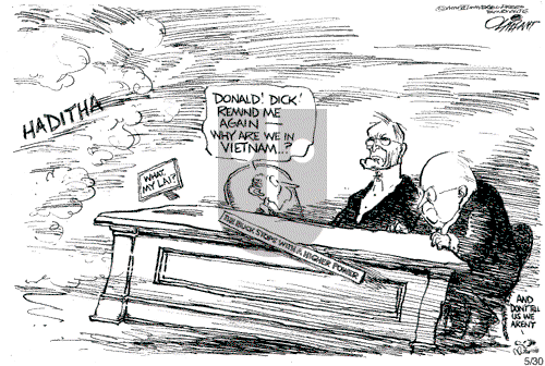 Pat Oliphant on Tuesday May 30, 2006 Comic Strip