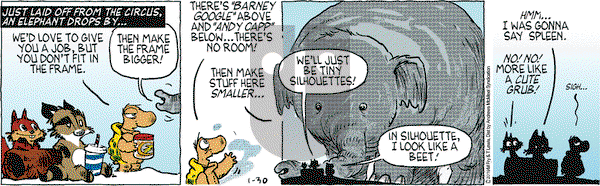 Over the Hedge on Wednesday January 30, 2019 Comic Strip
