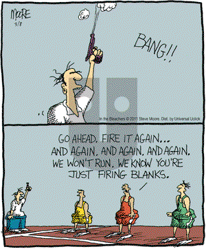 In the Bleachers on Tuesday March 8, 2011 Comic Strip