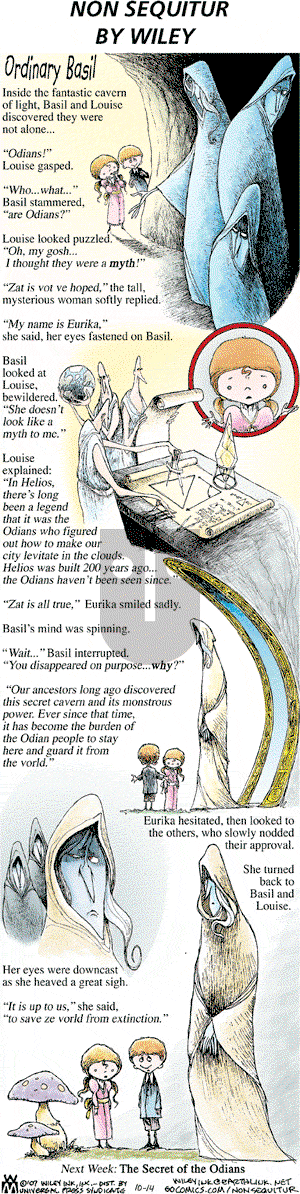 Non Sequitur on Sunday October 14, 2007 Comic Strip