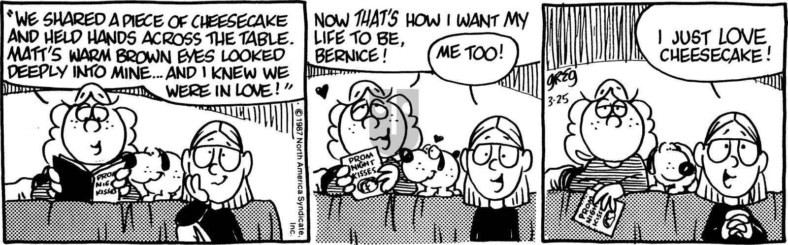 Luann - Wednesday March 25, 1987 Comic Strip