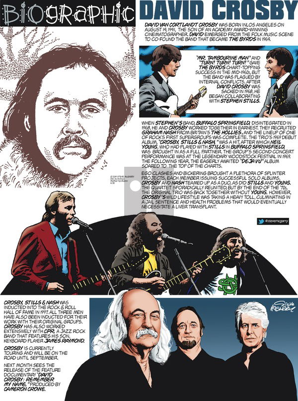 Biographic on Sunday June 30, 2019 Comic Strip