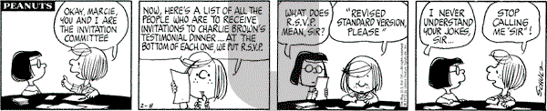 Peanuts - Thursday February 8, 1973 Comic Strip