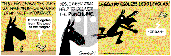 Dark Side of the Horse on Sunday January 18, 2015 Comic Strip