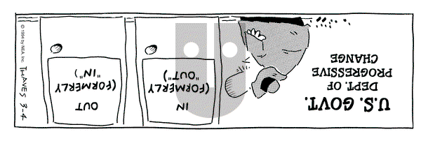 Frank and Ernest on Friday March 4, 1994 Comic Strip