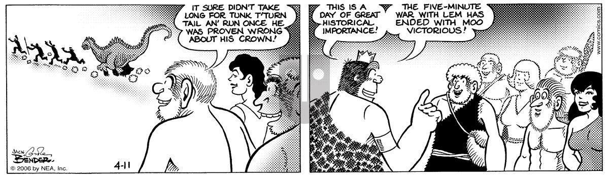 Alley Oop - Tuesday April 11, 2006 Comic Strip