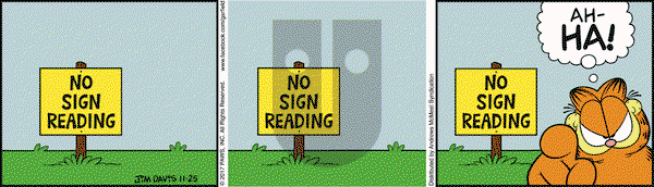 Garfield on Saturday November 25, 2017 Comic Strip