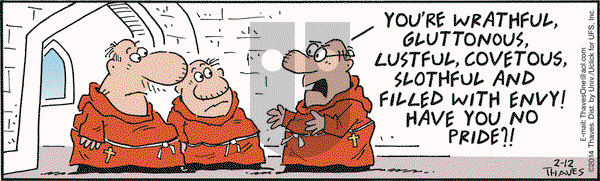 Frank and Ernest on Wednesday February 12, 2014 Comic Strip