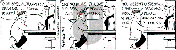 The Born Loser on Wednesday August 4, 2004 Comic Strip