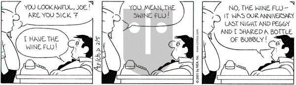 The Born Loser on Monday February 5, 2001 Comic Strip
