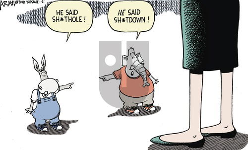 Robert Ariail on Sunday January 21, 2018 Comic Strip