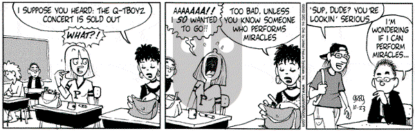 Luann on Wednesday October 23, 2002 Comic Strip