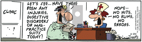 Frank and Ernest on Tuesday May 20, 2003 Comic Strip