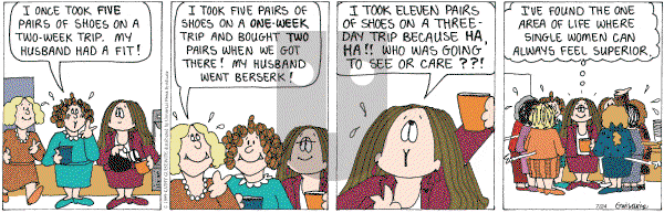 Cathy Classics - Saturday July 24, 2004 Comic Strip