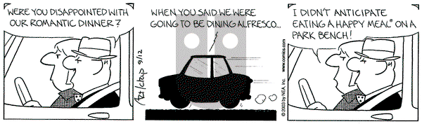 The Born Loser on Friday September 12, 2003 Comic Strip