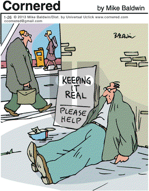 Cornered - Saturday January 26, 2013 Comic Strip