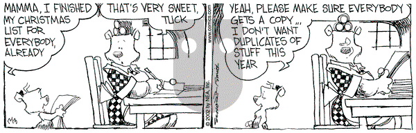 The Grizzwells on Tuesday December 3, 2002 Comic Strip