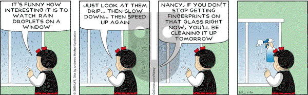 Nancy on Saturday November 9, 2019 Comic Strip
