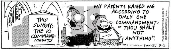 Frank and Ernest on Wednesday March 5, 1997 Comic Strip