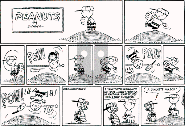 Peanuts - Sunday July 3, 1966 Comic Strip