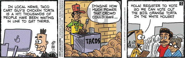La Cucaracha on Monday September 9, 2019 Comic Strip