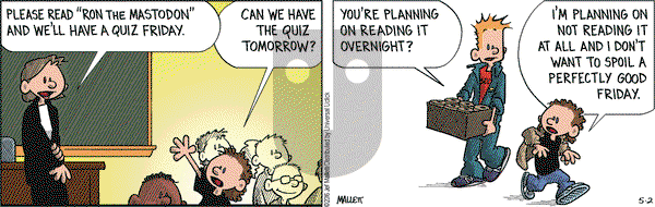 Frazz on Monday May 2, 2016 Comic Strip