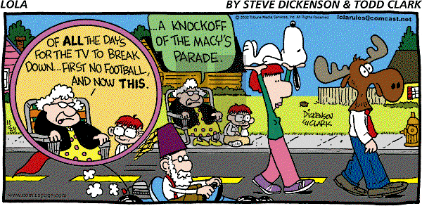 Lola on Sunday November 24, 2002 Comic Strip