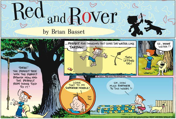 Red and Rover on Sunday June 30, 2002 Comic Strip