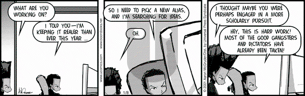 The Boondocks on Monday January 8, 2001 Comic Strip