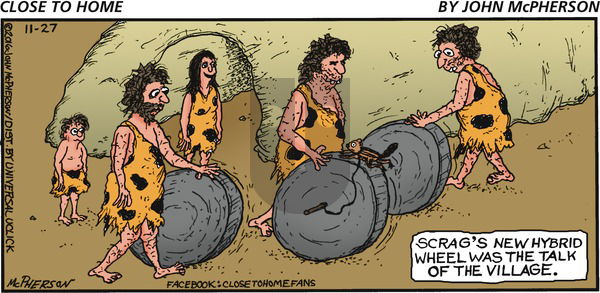Close to Home on Sunday November 27, 2016 Comic Strip