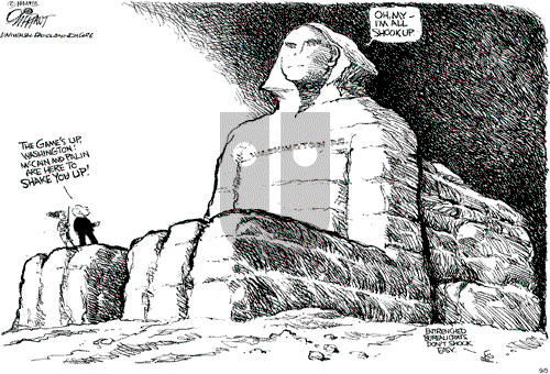 Pat Oliphant on Friday September 5, 2008 Comic Strip