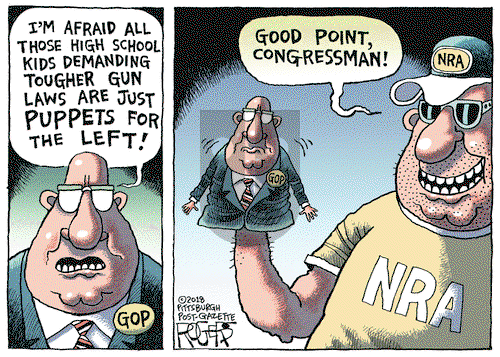 Rob Rogers on Thursday February 22, 2018 Comic Strip