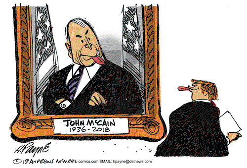 Henry Payne on Friday March 22, 2019 Comic Strip
