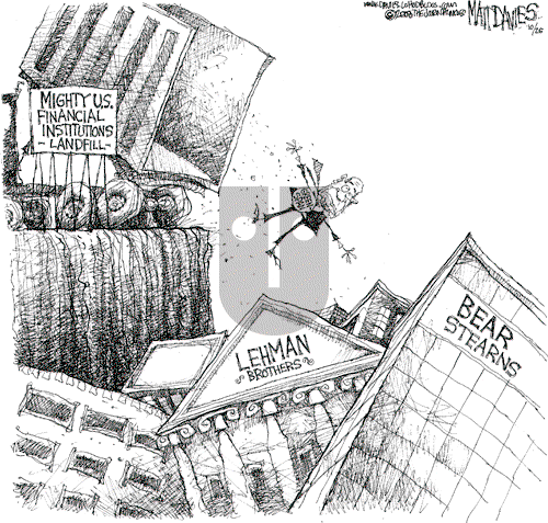 Matt Davies on Monday October 27, 2008 Comic Strip
