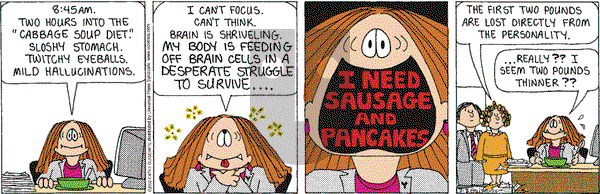 Cathy Classics on Friday March 8, 2002 Comic Strip