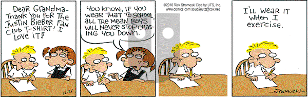 Soup to Nutz - Old on Saturday December 25, 2010 Comic Strip