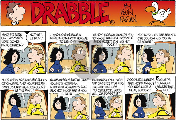 Drabble on Sunday March 8, 2009 Comic Strip
