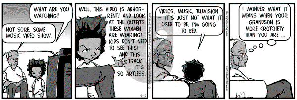 The Boondocks on Saturday June 19, 1999 Comic Strip