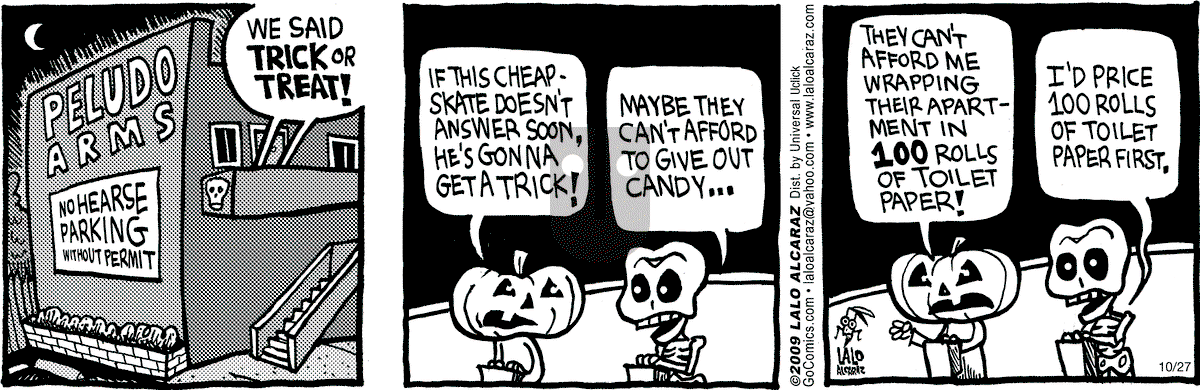 La Cucaracha - Tuesday October 27, 2009 Comic Strip