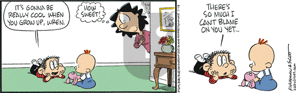 Baby Blues on Saturday January 18, 2014 Comic Strip