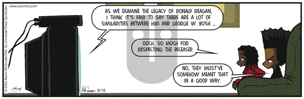 The Boondocks on Friday June 18, 2004 Comic Strip