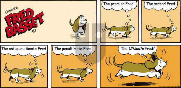 Fred Basset on Sunday January 29, 2012 Comic Strip