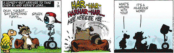 Over the Hedge on Friday March 15, 2019 Comic Strip