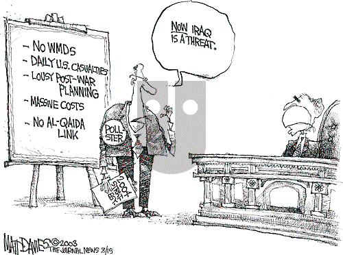 Matt Davies on Saturday August 16, 2003 Comic Strip