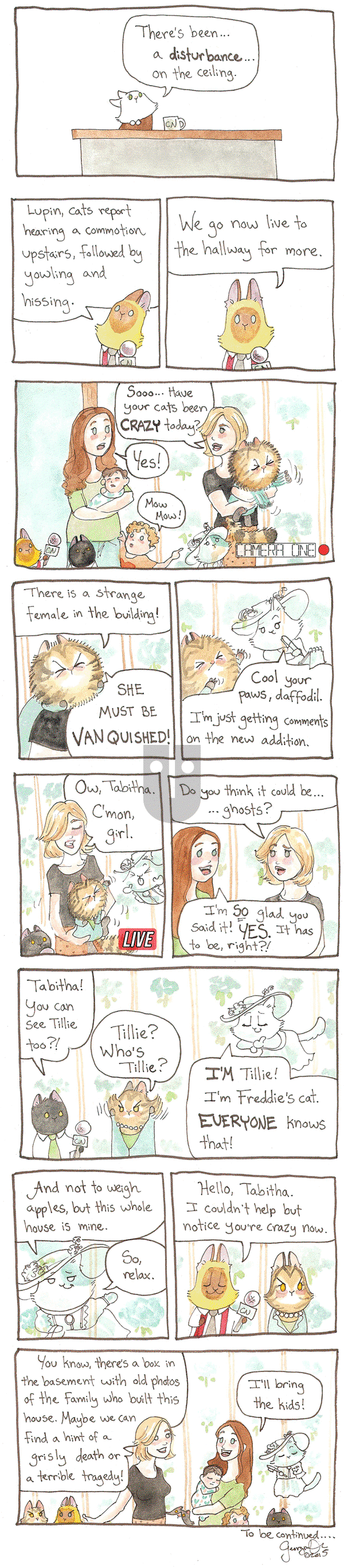Breaking Cat News on Monday March 21, 2016 Comic Strip