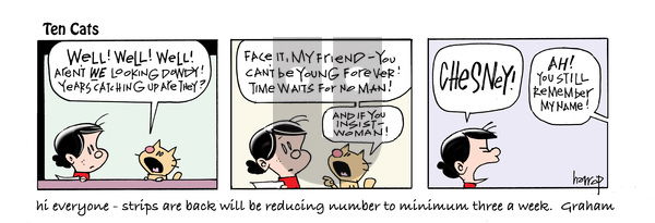Ten Cats on Tuesday April 29, 2025 Comic Strip