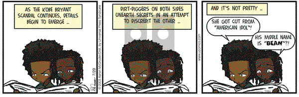 The Boondocks on Tuesday July 29, 2003 Comic Strip